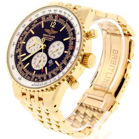 breitling navitimer chronograph gold|which Breitling Navitimer to buy.